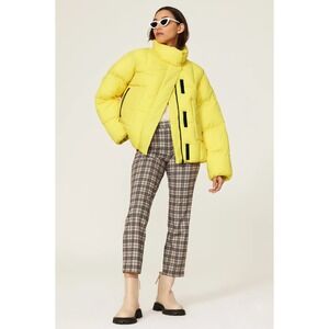 B44 Baum Und Pferdgarten Brooks Puffer Jacket Medium Lemon Quilted Oversized